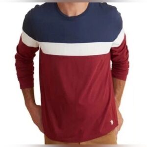 Marine Layer Men's Jacob pie es Long Sleeve crew neck shirt